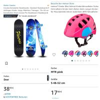 Kleiner Furpark Skateboard Helm Kinder Fahrradhelm Baden-Württemberg - Eningen Vorschau