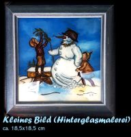 Hinterglasmalerei-Bild „Schneemannbau“ Bayern - Ampfing Vorschau