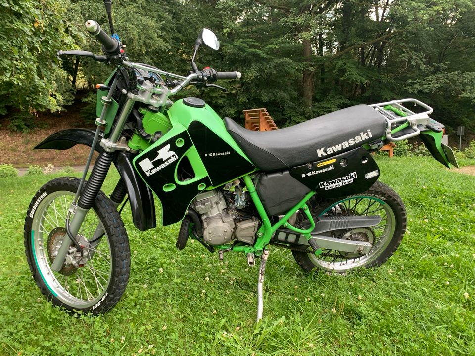 KMX 125b -Kawasaki in Mespelbrunn