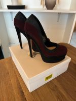 Lipsy London High Heels - rot/schwarz Wildleder Rheinland-Pfalz - Feilbingert Vorschau