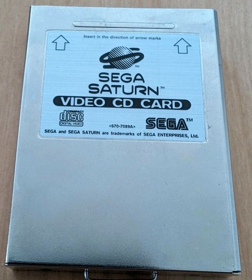 Sega Saturn Video CD Card (PAL), MPEG, CD-i, FMV in Püttlingen