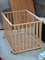 Laufstall 100 x 74 x 72 cm Höhenverstellbar aus Holz Bayern - Geltendorf Vorschau