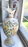 Keramik - Kannenvase mit farbigem Blumendekor Baden-Württemberg - Kippenheim Vorschau