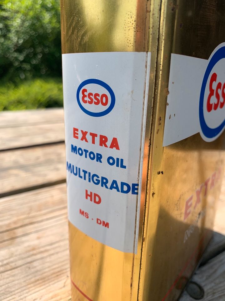 Esso Öldose Herr Frau Tropf im Cabrio 60er Jahre ungeöffnet rar in Korschenbroich