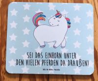 Mausepad / Mauspad Einhorn hellblau Mr & Mrs Panda Flensburg - Mürwik Vorschau