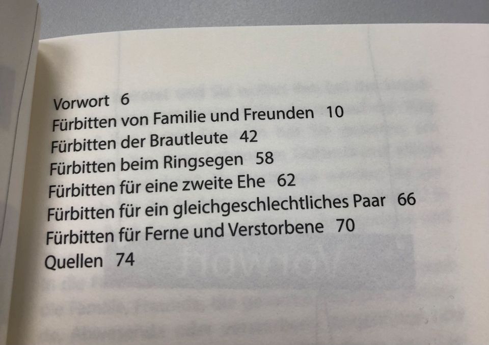 Buch Fürbitten Hochzeit Planung Trauung ISBN 978-3-532-62453-1 in Wiesbaden