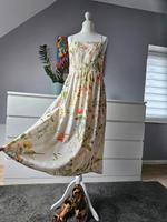 Traumhaftes luftiges Midikleid floral Leinen Viscose Nordrhein-Westfalen - Rees Vorschau