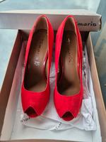 Schicke Rote Tamaris Pumps/ Peeptoes Sachsen-Anhalt - Schkopau Vorschau