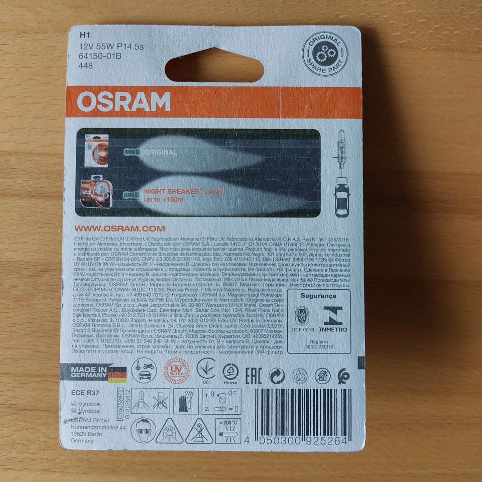 Osram H1 Original in Weil am Rhein