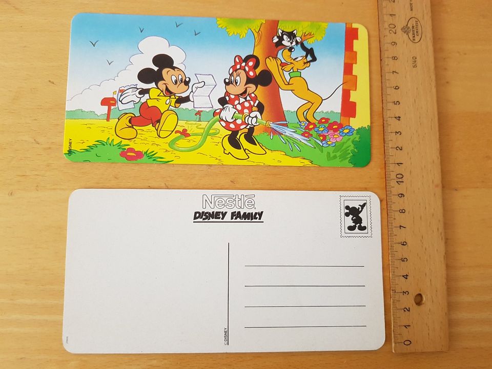 2 Postkarten Disney Nestle ca. 10 x 20 cm ,60er Jahre, wie neu in Aachen