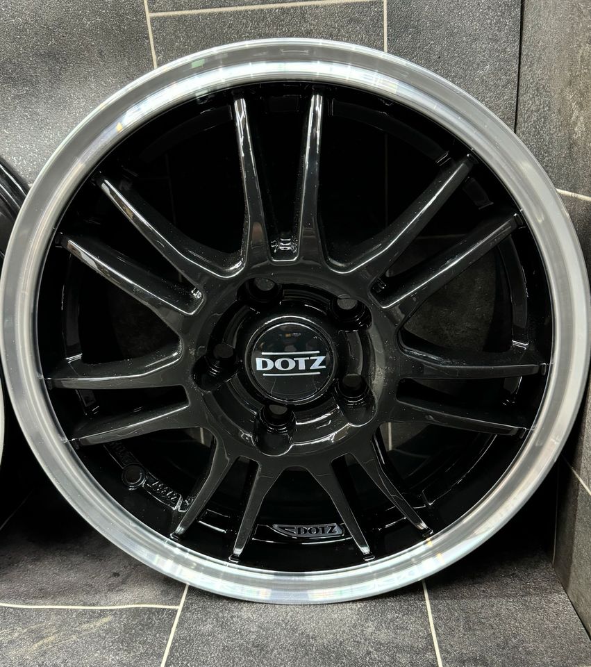 Dotz Shift black polished lip 6.5x15 ET48 - LK5/108 ML70.1 in Iserlohn