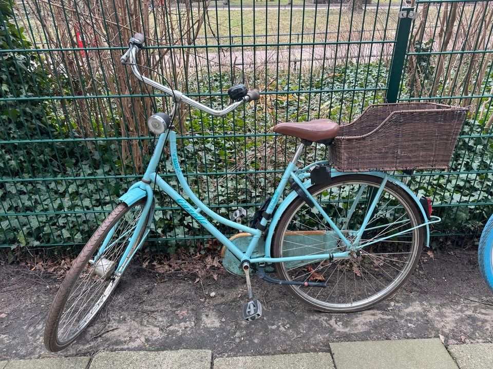 Gazelle Hollandrad Damen 28zoll türkis mit Korb in Hamburg