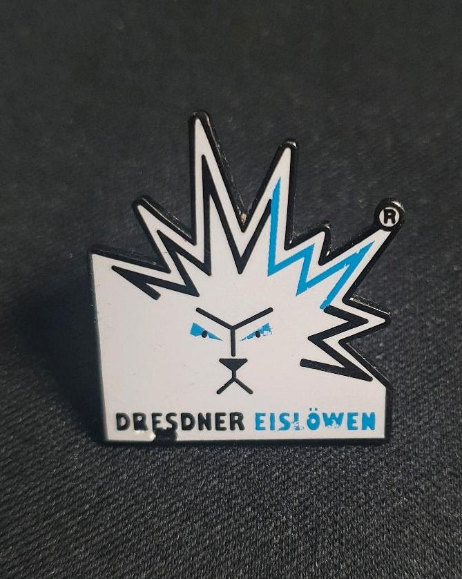 Dresdner Eislöwen Pin DEL2 Eishockey in Donaueschingen