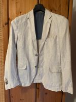 Mango Leinensakko 100% Leinen Größe 48 slim fit beige Bayern - Wörthsee Vorschau