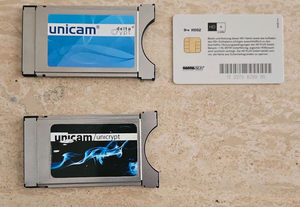2 Unicam CI Module + HD 02 Karte + Programmer in Gernsheim 