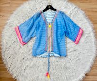 Boho Hippie ethno Bluse Jacke tassel neon Baumwolle Leinen Muster Düsseldorf - Pempelfort Vorschau
