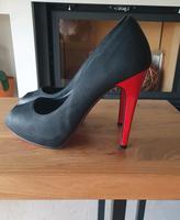 Schwarze Peep-toe-Pumps Damenschuhe Hessen - Maintal Vorschau