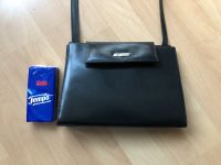 ASSIMA Leder Handtasche schwarz Elegant 24x17x5cm Düsseldorf - Benrath Vorschau