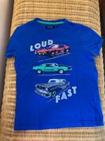 *Blue Seven* Blaues Racing-T-Shirt, kurzarm, Gr 128, sehr schön Hessen - Lampertheim Vorschau