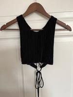 Crop Top Samt Rückenfrei Schnürrung Goa Tribal Ethno Dresden - Pieschen Vorschau