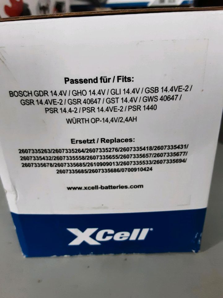 XCell Werkzeugakku für Bosch Ni-MH 14,4V 3000mAh. Art. 119569. in Nördlingen