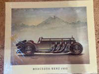 Mercedes Benz 1933 Kunstdruck Oldtimer Auto Aral Sammelbild Rheinland-Pfalz - Heßheim Vorschau