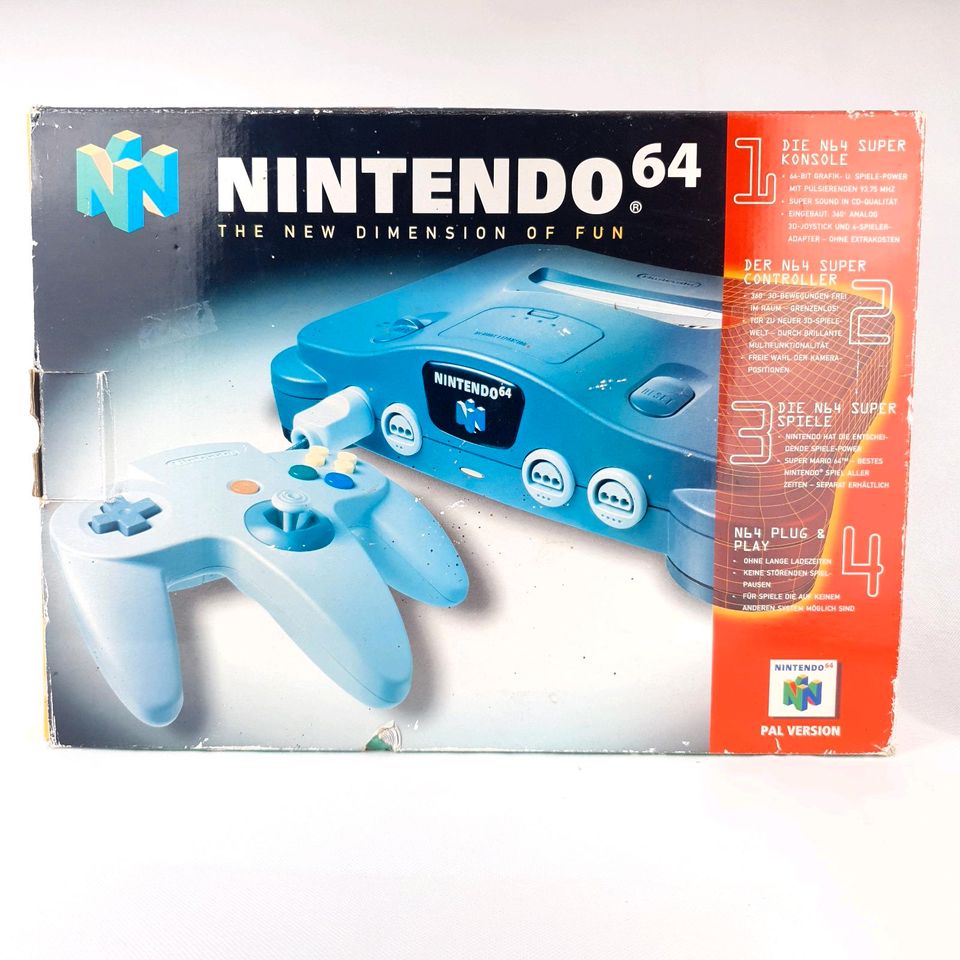 Nintendo N64 Konsole mit Originalverpackung in Gütersloh