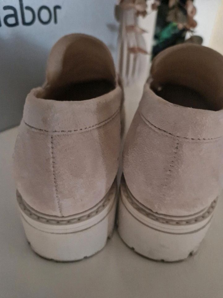 Gabor Slipper Gr 36 /3 Neu beige Ausverkauft in Pforzheim