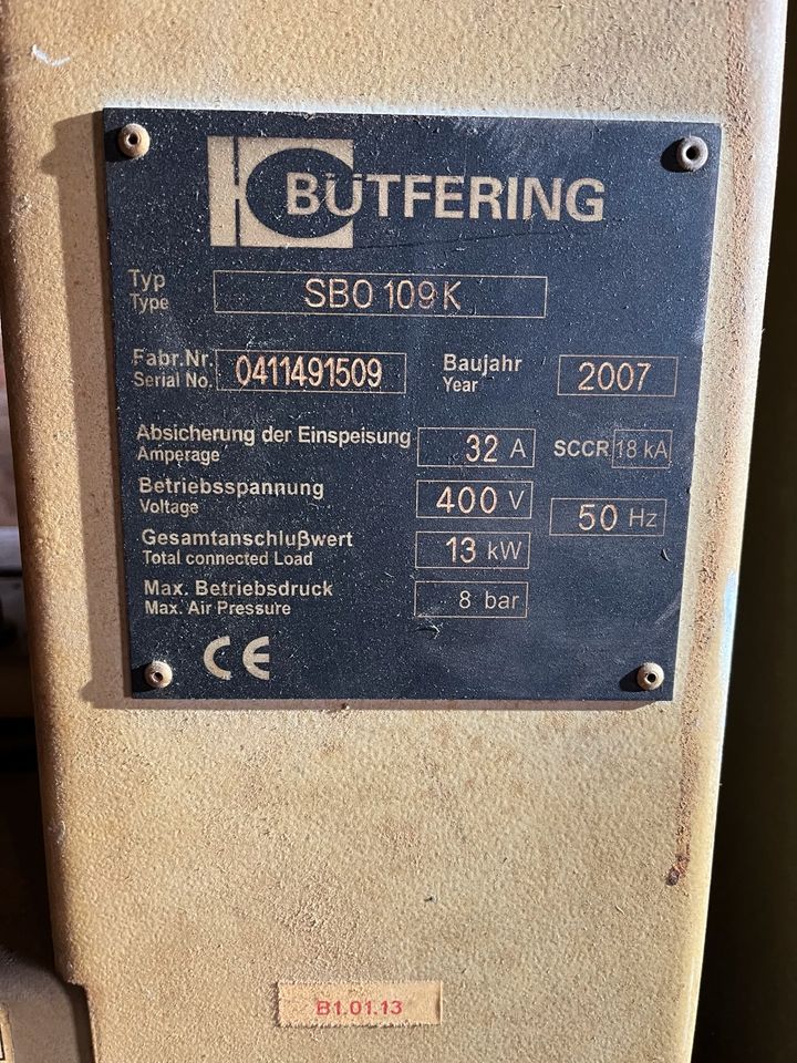 Breitband Schleifmaschine  Optimat SBO 109 in Waltersdorf