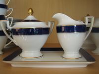 ROYAL TETTAU BAVARIA Kaffeeservice Goldrand kobalt vintage chic Nordrhein-Westfalen - Wassenberg Vorschau