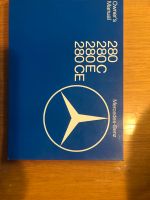 Mercedes-Benz Owner’s Manual 123 280/280C/280E/280CE Bayern - Peiting Vorschau