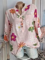 Long Tunika Bluse hinten länger 38 40 42 rosa Blumen NEU Italy Nordrhein-Westfalen - Mönchengladbach Vorschau