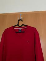 Herren Hilfiger Denim Pullover rot Gr XL Berlin - Biesdorf Vorschau