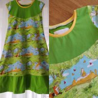 Handmade Kleid Ostern Trägerkleid Klimperklein 128 134 grün Hase Bayern - Wartenberg Vorschau