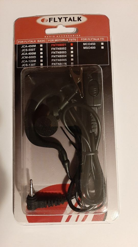 Flytalk Headset 1PIN Motorola für T5/T6 u.s.w. - NEU in Hamburg