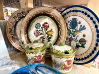 Keramik Teller und Dosen, Antiquitäten, handgemalt Schleswig-Holstein - Nahe Vorschau