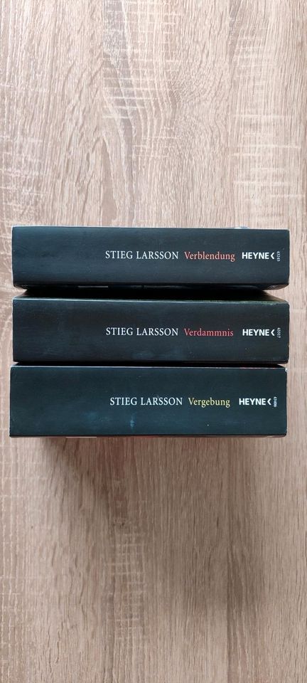 Stieg Larsson Bücher, Vergebung, Verblendung, Verdammnis, Krimi in Dresden