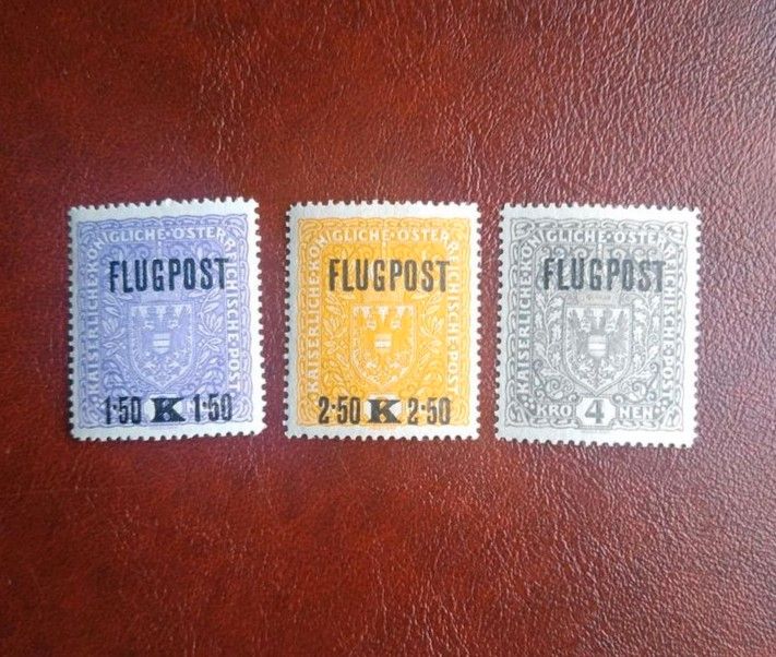 !! ÖSTERREICH Flugpost Briefmarken MiNr 225-227 ohne Falz in Berlin