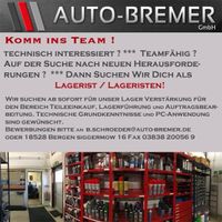 Job im Lager / Teilebestellung Auto-Bremer Mecklenburg-Vorpommern - Bergen auf Rügen Vorschau