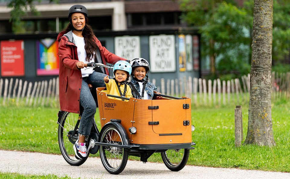 Lastenfahrrad Bakfiets E-Bike Lastenrad Neu Babboe Go Mountain in Goch