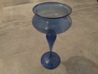 Kerzenhalter Glas blau original Lauschaer Glas DDR neuwertig München - Maxvorstadt Vorschau