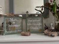 Glasbausteine mit individuellen Texten mit Beleuchtung Niedersachsen - Uplengen Vorschau