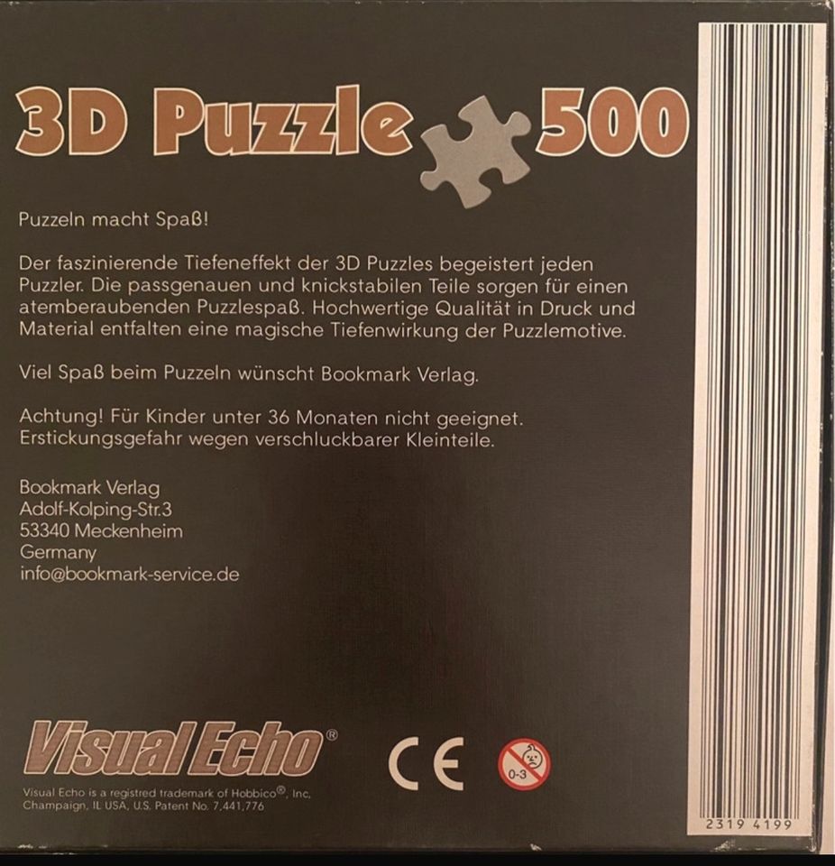 Puzzle, 3D, Planeten, Delfine, Fantasy, 500 Teile in Gießen