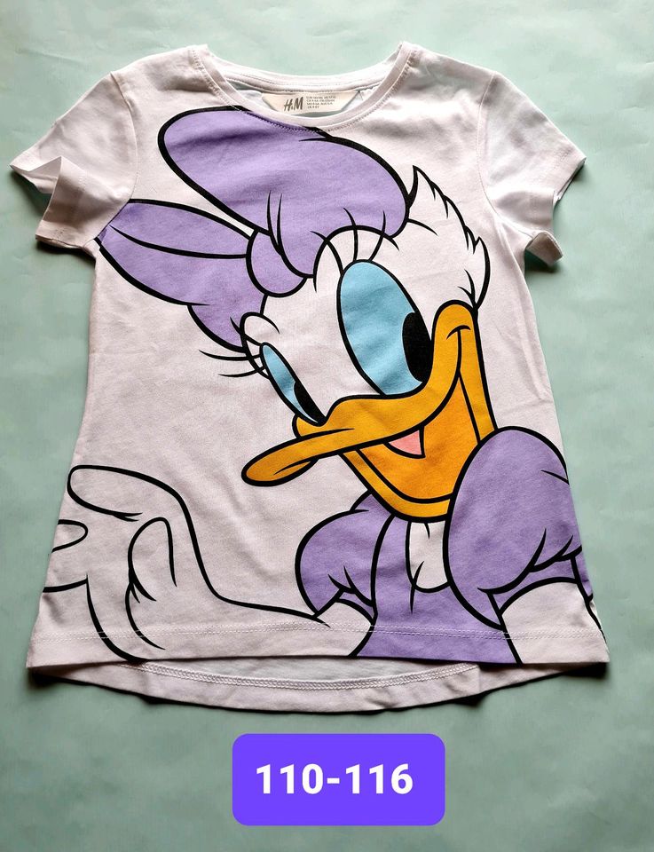 Daisy Duck H&M T-Shirt, gr. 110-116, Neu, YH1016 in Köln