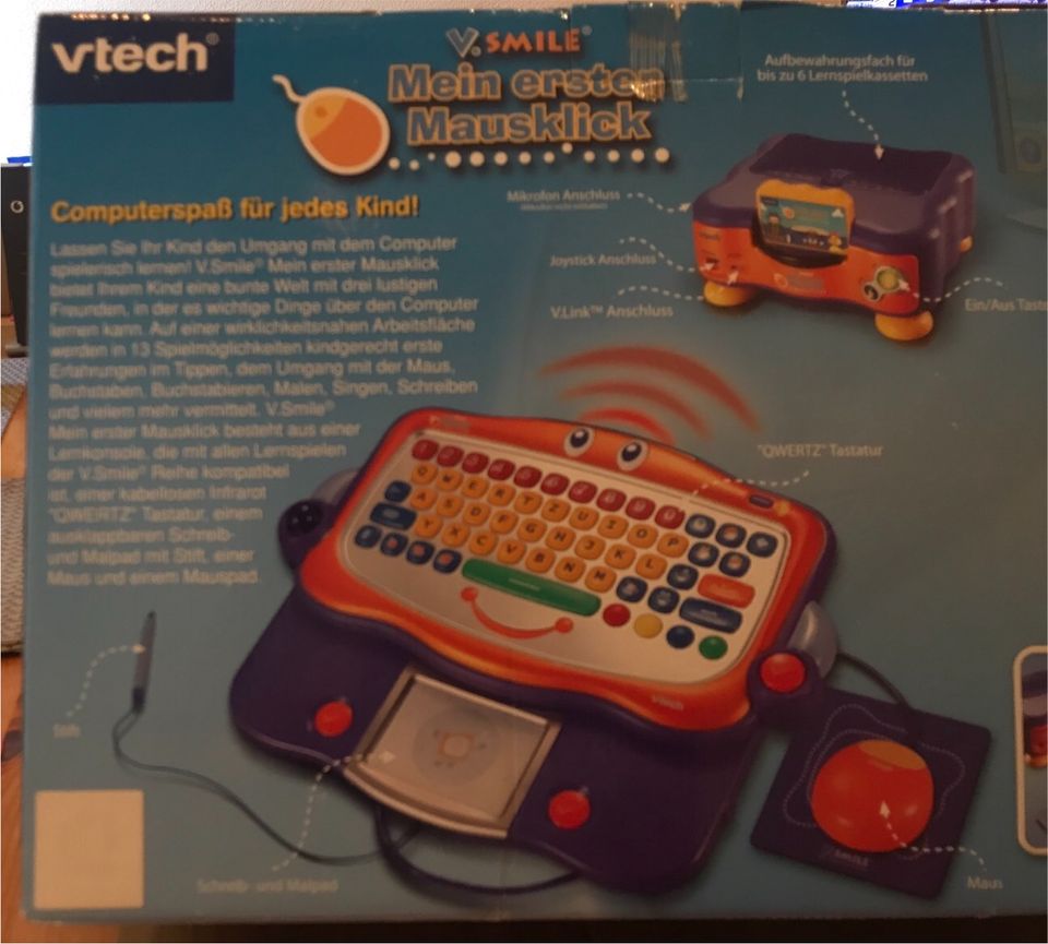 Vtech-Mein erster Mausklick-Computer-Tastatur + Lerntanzmatte in Berlin