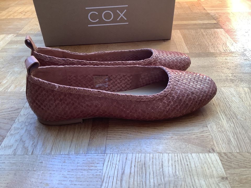 Cox Ballerinas Braun Leder Gr. 41 in Lauffen