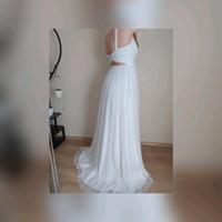 Hochzeitskleid Standesamt Weiß gr. 36 Hochzeit Brautkleid Bayern - Dittelbrunn Vorschau