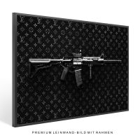 LV Automatische Waffe M416 , Wandbild Leinwand mit Rahmen Deko Stuttgart - Stuttgart-Ost Vorschau