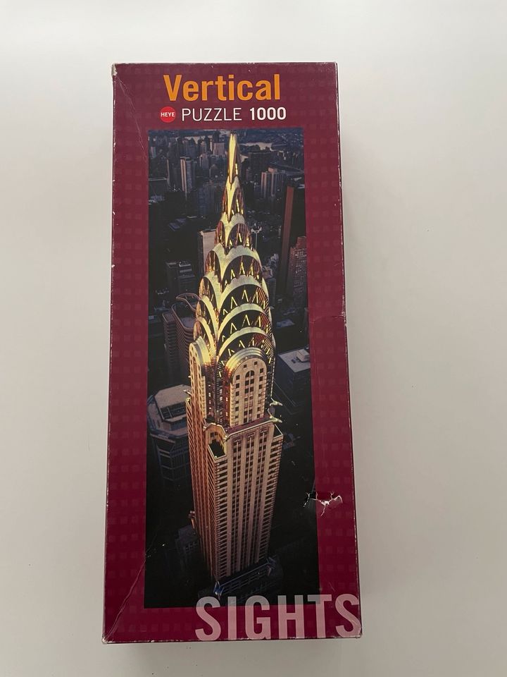 HEYE - Vertical Puzzle - Sights - Chrysler Building 1000 Puzzle in Friedland