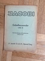 Jacobi Gabelheuwender LE6 D Betriebsanl. Und Ersatzteilliste Rheinland-Pfalz - Nastätten Vorschau